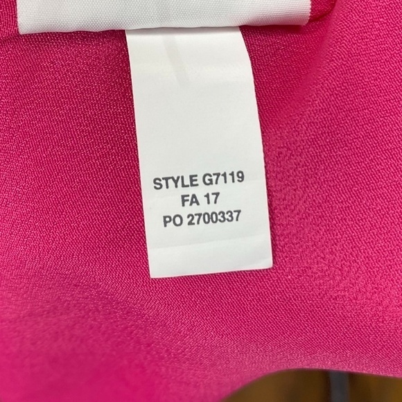 J Crew Wool Blend Ruffle Skirt Hot Pink Size 4 Tiered - Picture 6 of 7